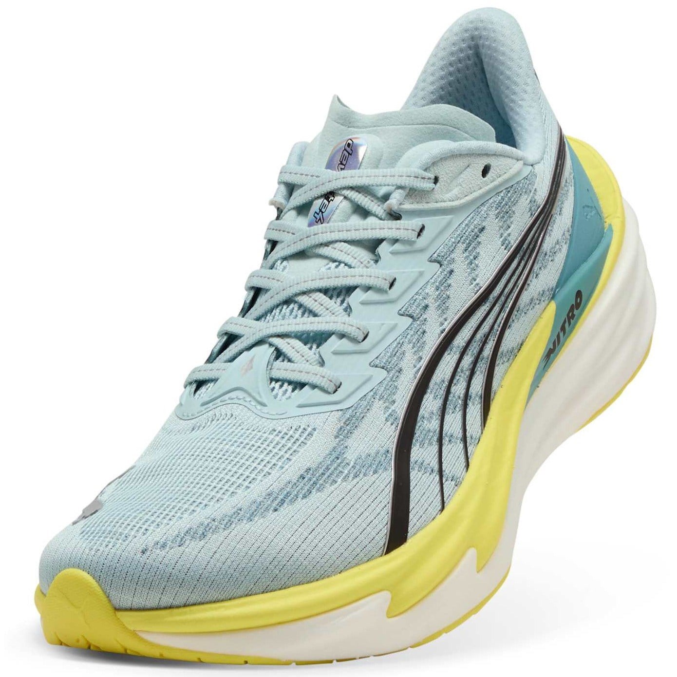 Puma Deviate Nitro 4 - Mens Running Shoes - Baltic Sea Blue/Fresh Water