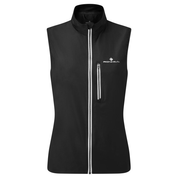 Ronhill Core Womens Running Body Warmer/Gilet - Black
