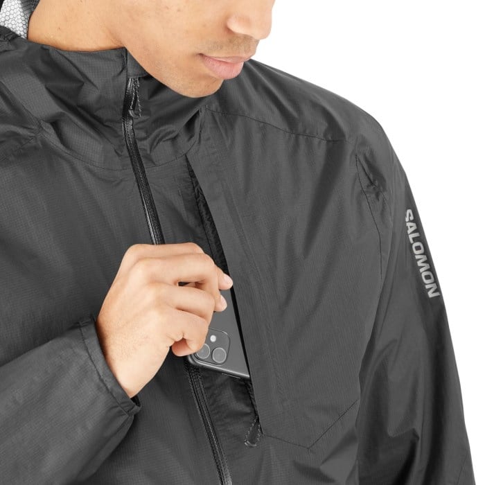Salomon Bonatti Waterproof Mens Jacket - Deep Black