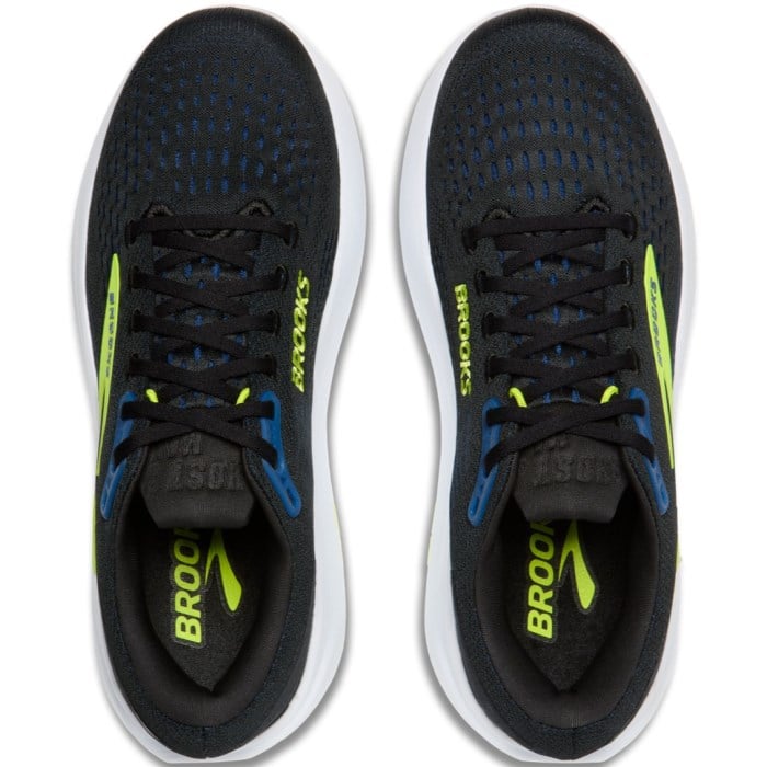 Brooks Ghost Max 3 - Mens Running Shoes - Black/Navy/Acid Lime