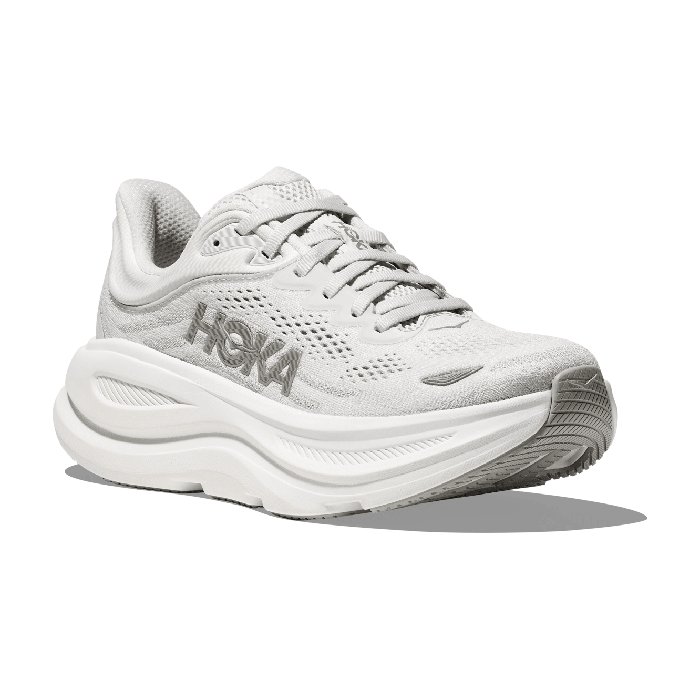 Hoka Bondi 9 - Womens Running Shoes - Stardust/Silver