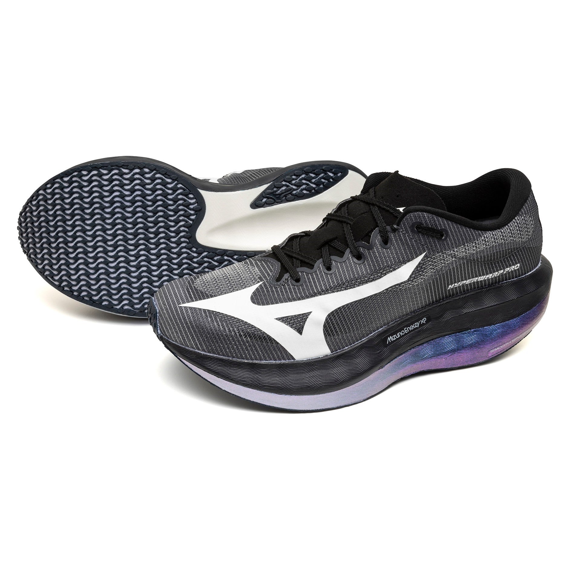 Mizuno Hyperwarp Pro Tsukiakari - Unisex Racing Shoes - Vulcan White/Moonlit Ocean - image 2