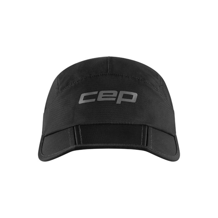 CEP Core Run Unisex Foldable Cap - Black