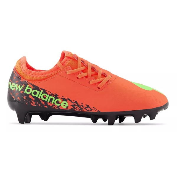 New Balance Furon v7 Dispatch Jr. FG - Kids Football Boots - Neon Dragonfly/Black/Coloro Green