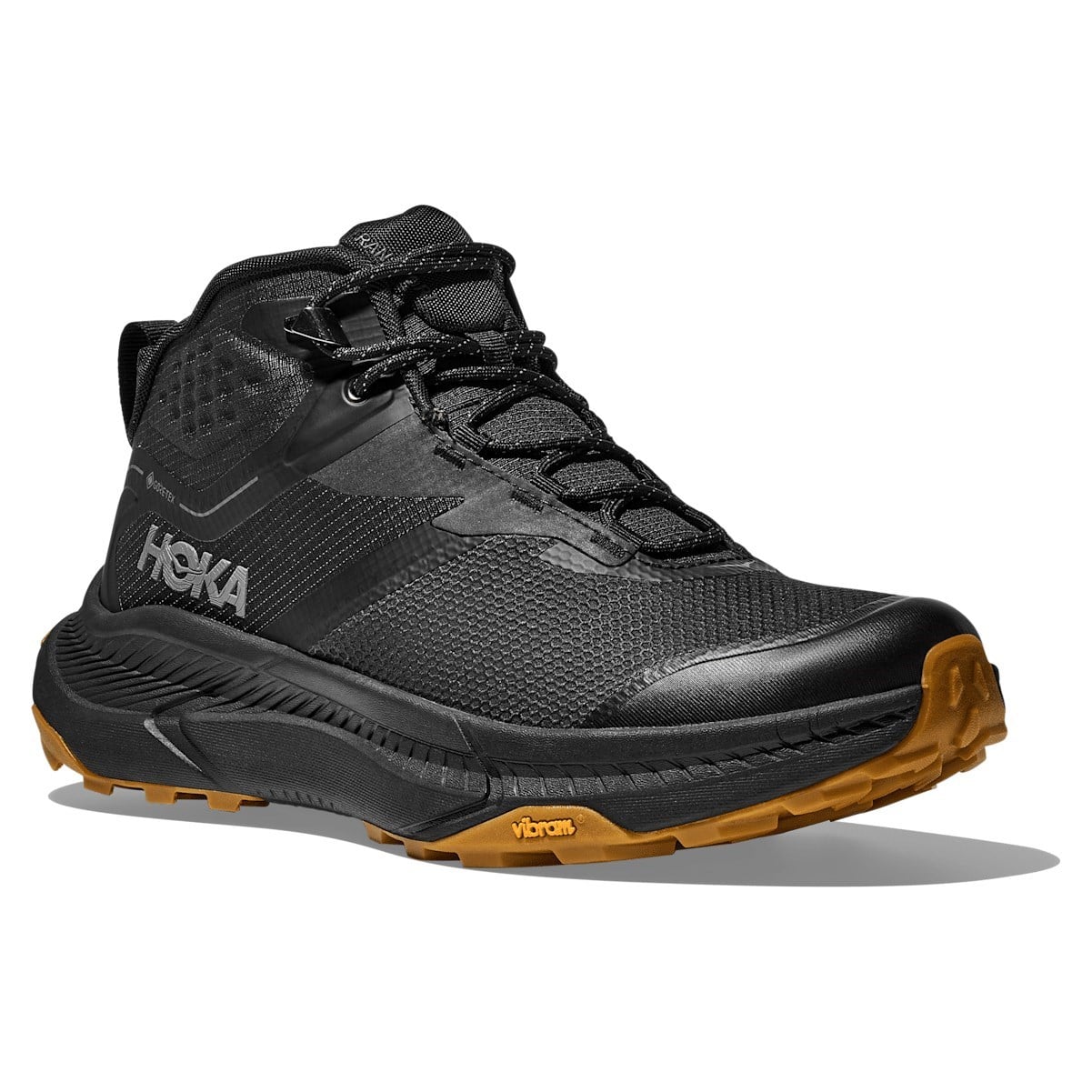 Hoka Transport Hike GTX - Mens Hiking Shoes - Black/Black - image 2