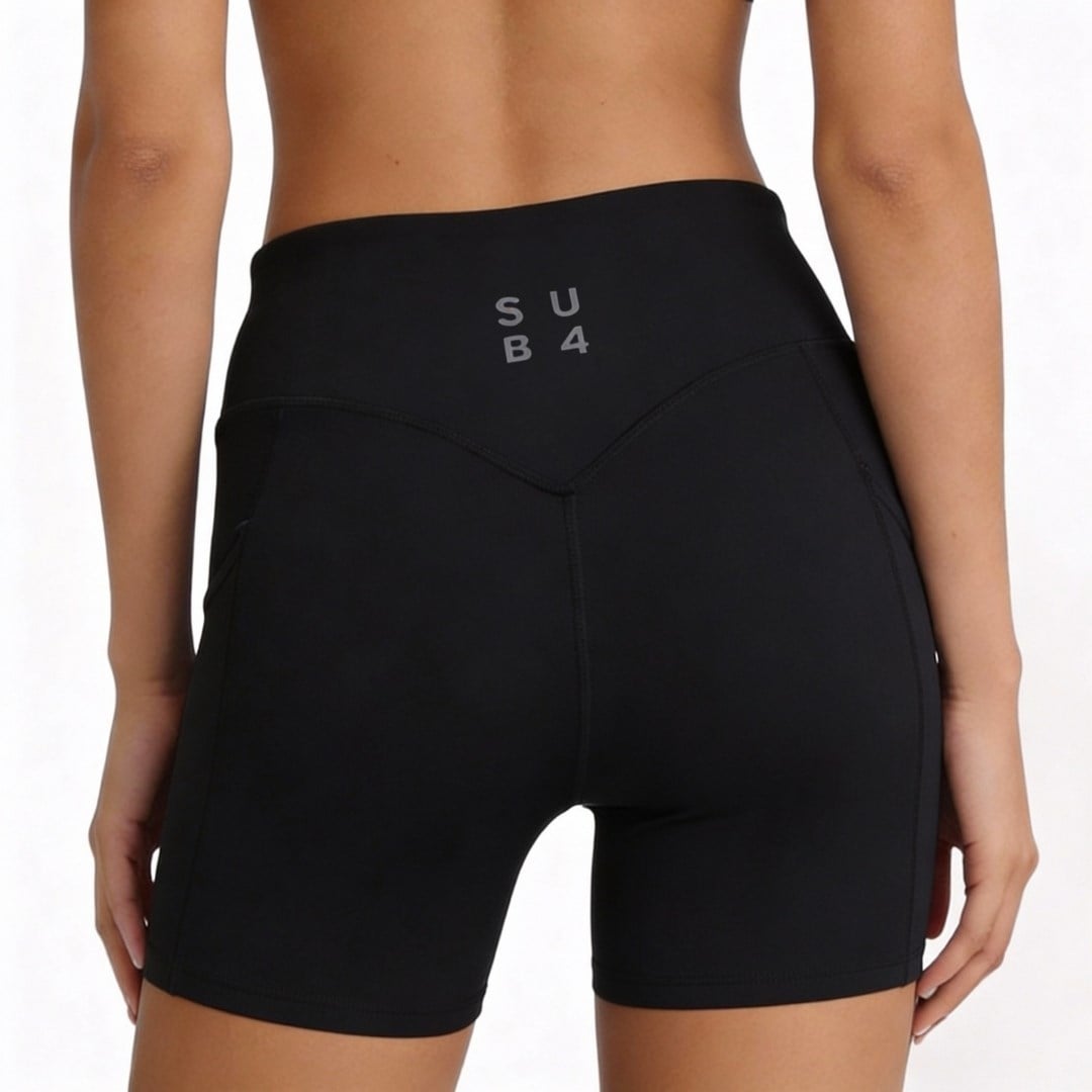 SUB4 Sports Bra & 4 inch Bike Shorts Bundle - Black