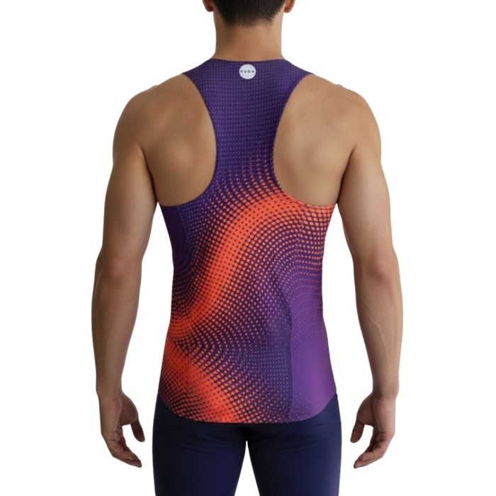 SUB4 Elite Running Singlet - Fireline Indigo
