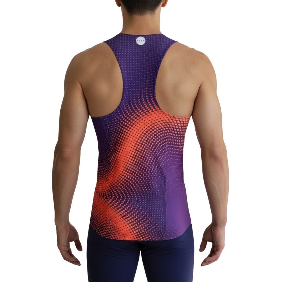 SUB4 Elite Running Singlet - Fireline Indigo