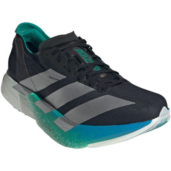 adidas Adizero Adios Pro 4 Berlin - Mens Racing Shoes - Core Black/Matte Silver/Glory Green
