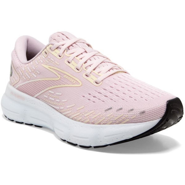 Brooks Glycerin 20 - Womens Running Shoes - Pink/Yellow/White