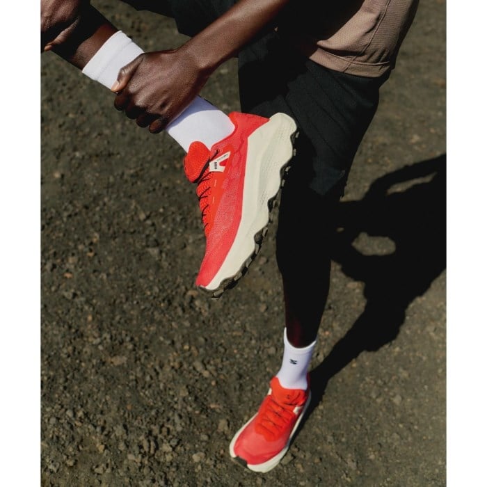 Salomon Ultra Glide 4 - Mens Trail Running Shoes - Fiery Red/Vanilla Ice/Black