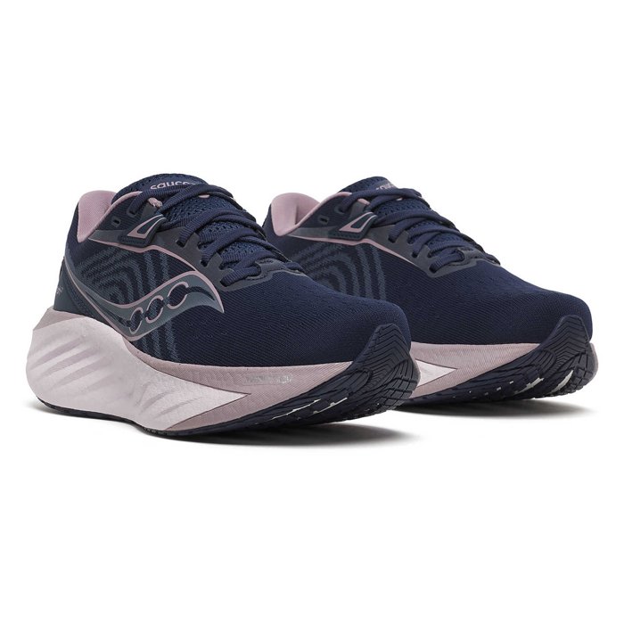 Saucony Triumph 22 - Womens Running Shoes - Navy/Dusk