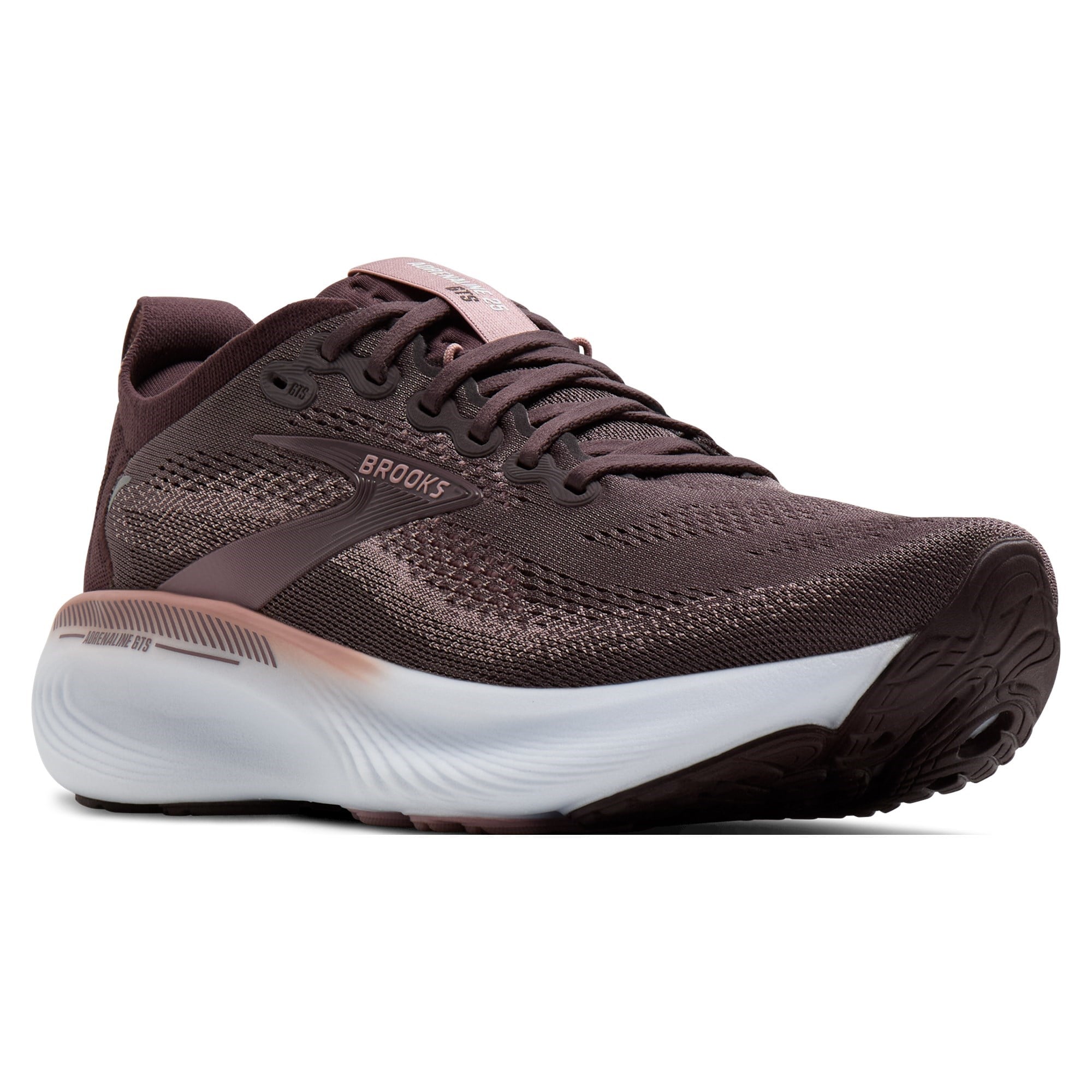 Brooks Adrenaline GTS 25 - Womens Running Shoes - Raisin/Woodrose/White - image 2