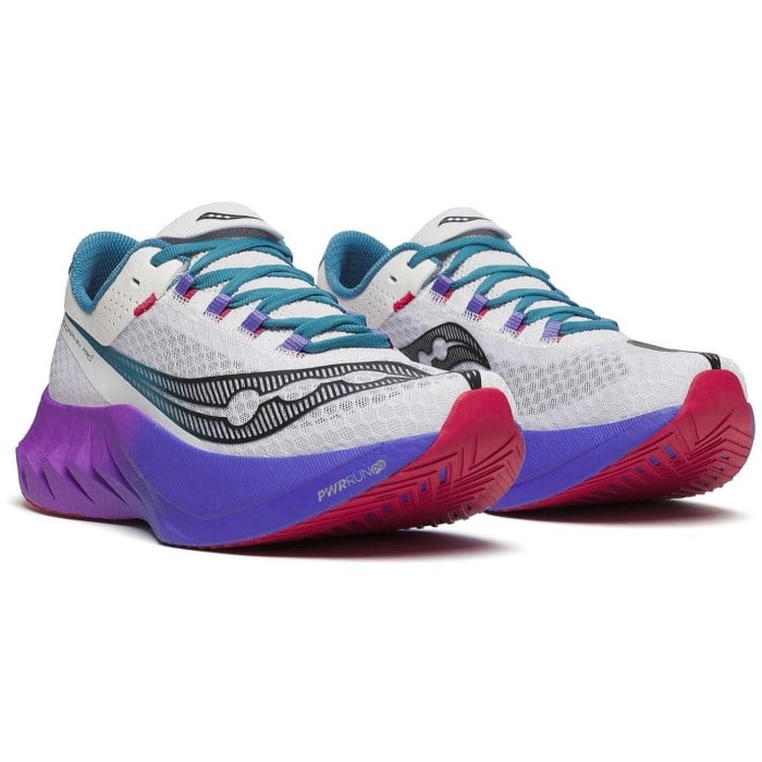 Saucony Endorphin Pro 4 - Mens Road Racing Shoes - White/Shadow