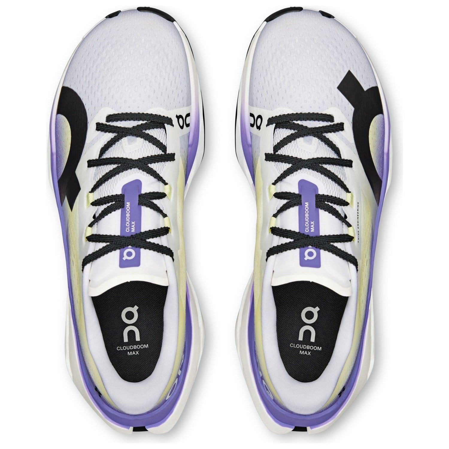 On Cloudboom Max - Womens Running Shoes - White/Juniper