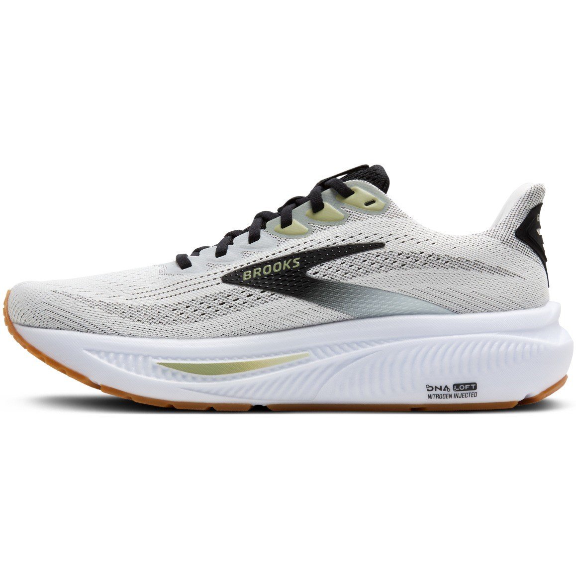 Brooks Ghost 17 - Mens Running Shoes - White/Black/Tea