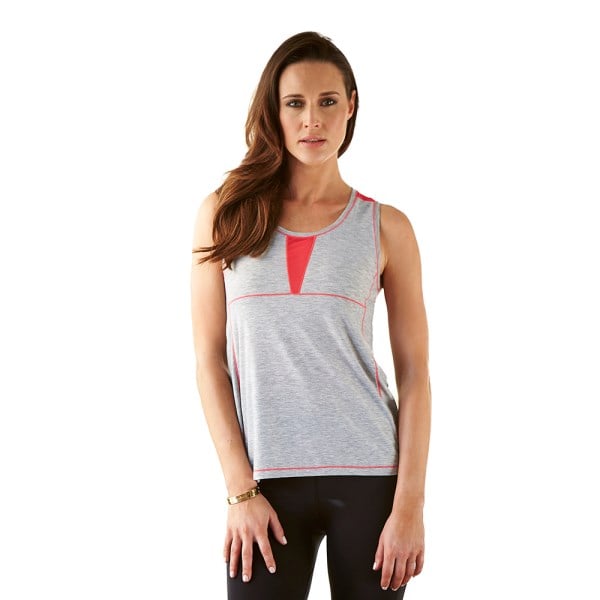 Bayse Running Mesh Splice Womens Tank Top