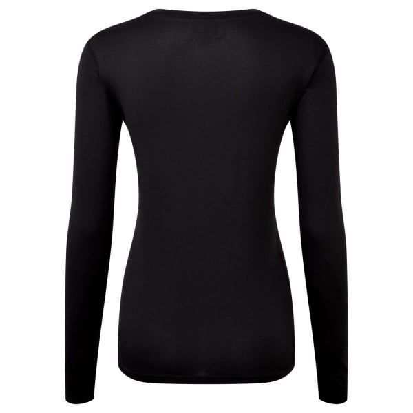 Ronhill Core Womens Long Sleeve Running T-Shirt - Black/Bright White