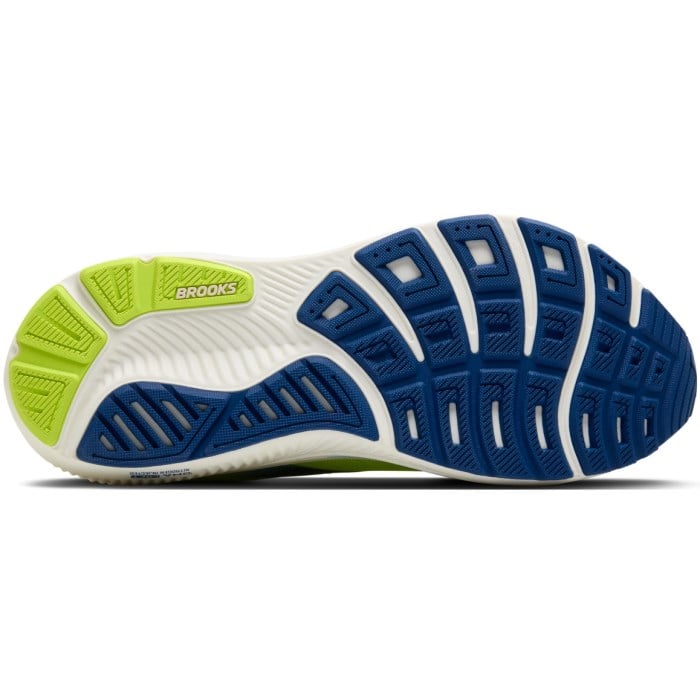 Brooks Ghost 17 - Mens Running Shoes - Acid Lime/Navy/White