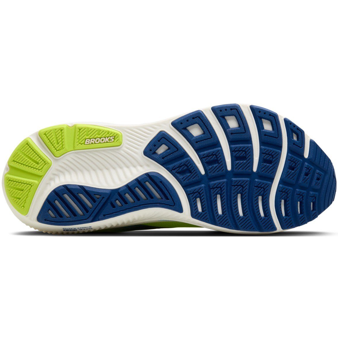 Brooks Ghost 17 - Mens Running Shoes - Acid Lime/Navy/White