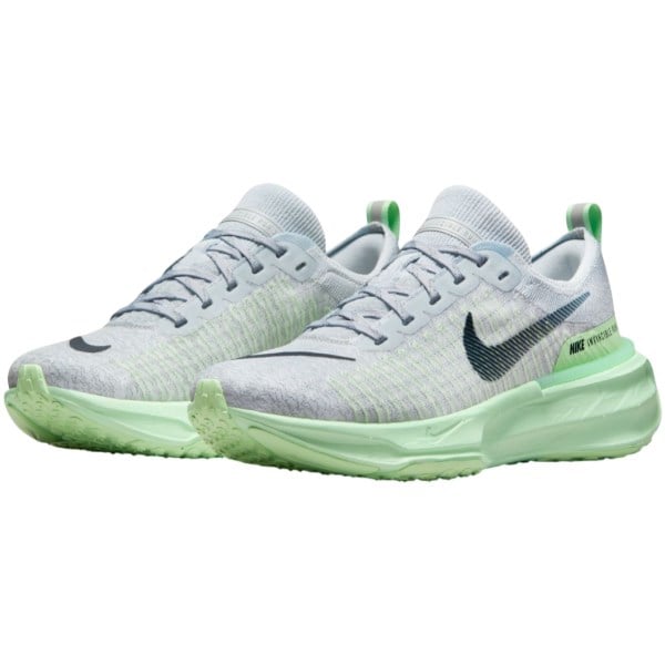 Nike ZoomX Invincible Run Flyknit 3 - Womens Running Shoes - Pure Platinum/Dark Obsidian/Cool Grey