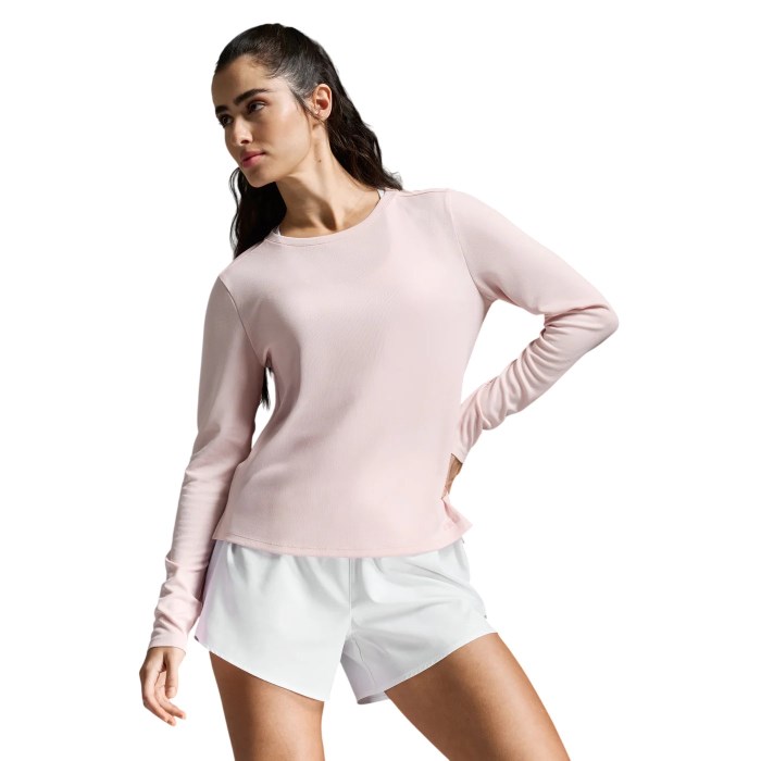 2XU Womens Aero Long Sleeve Top - Pink Frost/Pink Reflective