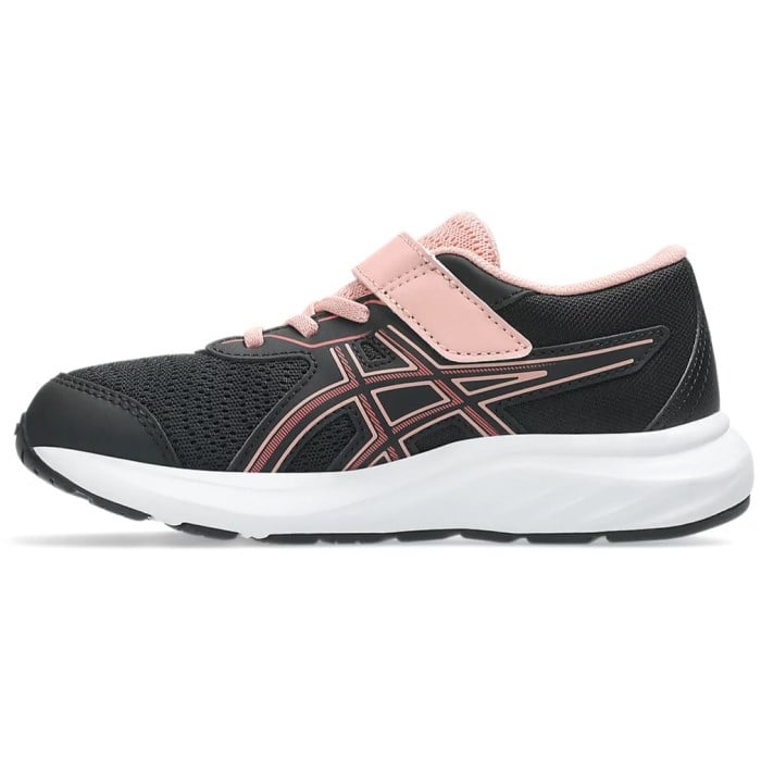 Asics Contend 9 PS - Kids Running Shoes - Black/Dark Pink Clay