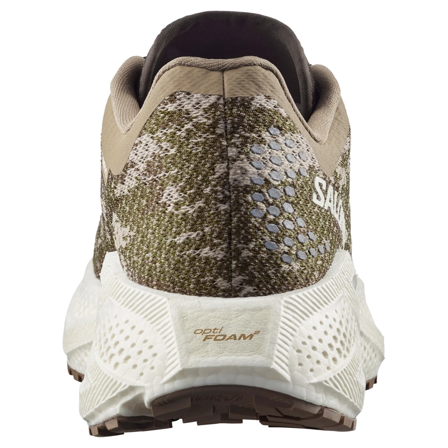 Salomon Aero Glide 4 GRVL - Mens Running Shoes - Safari/Vanilla Ice/Earth Brown