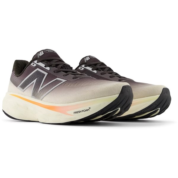 New Balance Fresh Foam X 1080v14 - Mens Running Shoes - Black/Cement Angora/Hot Mango