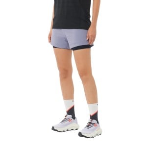 Salomon Aero 2-In-1 Womens Running Shorts