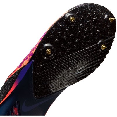 Nike Victory 2 GLAM - Unisex Mid Distance Track Spikes - Light Carbon/Black/Flash Crimson