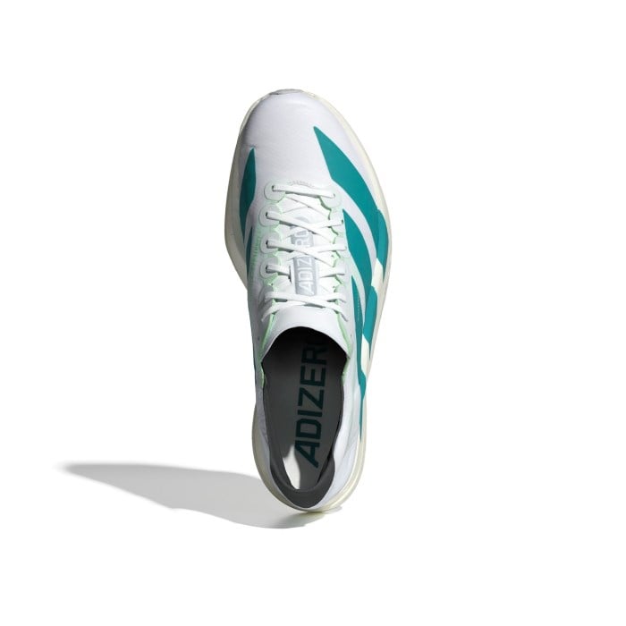 Adidas Adizero Adios Pro 4 - Mens Racing Shoes - Cloud White/Pure Teal/Carbon