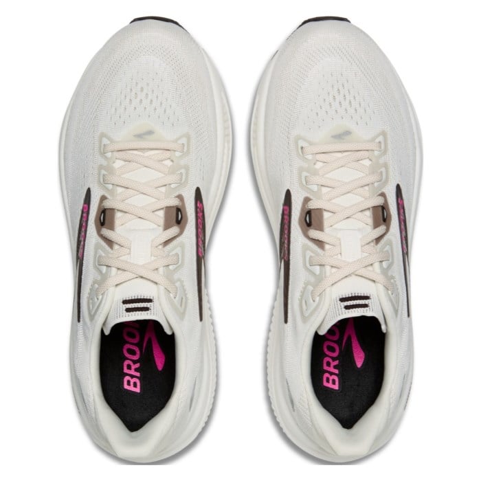 Brooks Ghost 18 - Womens Running Shoes - Coconut/Coffee/Fuchsia - image 3