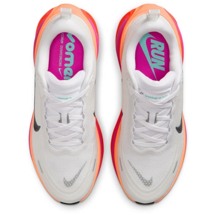 Nike Vomero Plus - Womens Running Shoes - White/Black/Fire Pink/Hyper Crimson