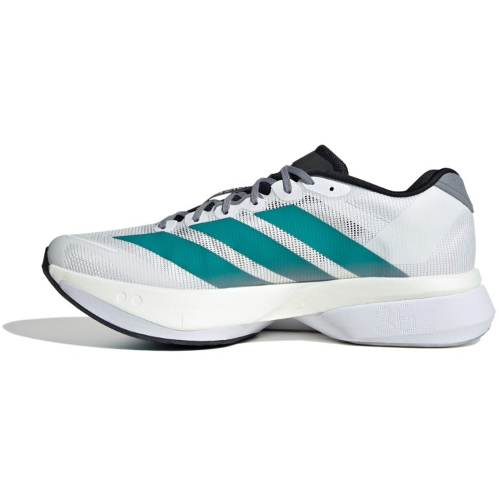 Adidas Adizero Boston 13 - Mens Running Shoes - Cloud White/Pure Teal/Grey