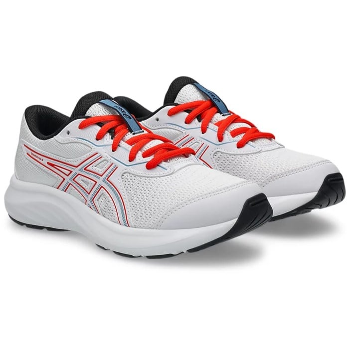 Asics Contend 9 GS - Kids Running Shoes - White/Saba Blue