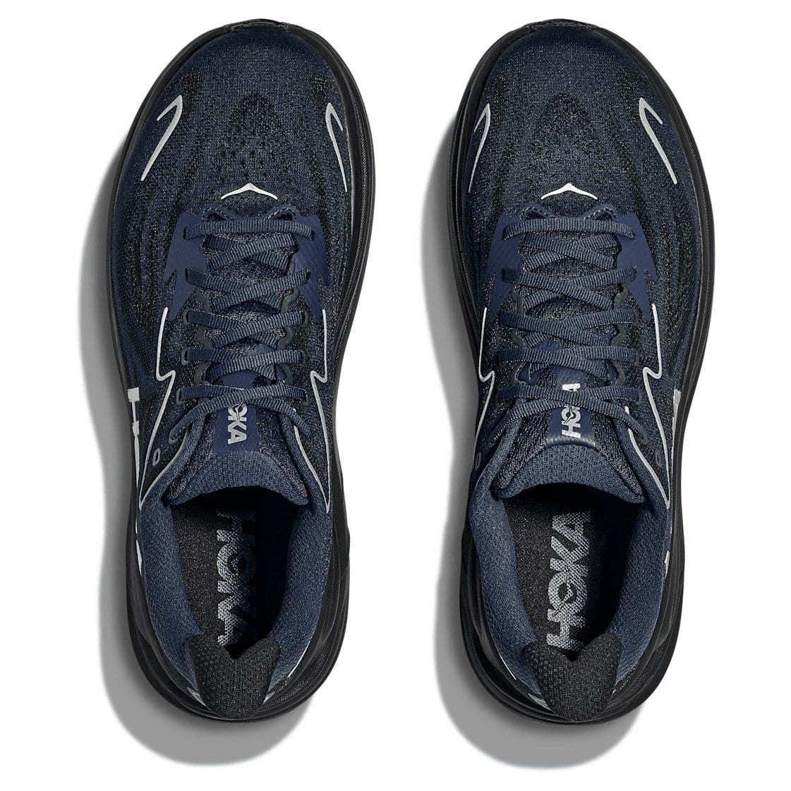 Hoka Clifton 10 - Mens Running Shoes - Varsity Navy/Black