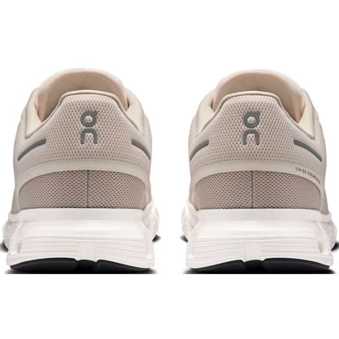 On Cloud 6 - Mens Running Shoes - Pearl/White