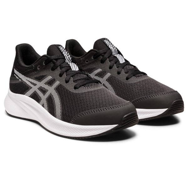 Asics Patriot 13 GS - Kids Running Shoes - Graphite Grey/White