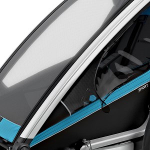Thule Chariot Sport 2 - Multi-Sport Bike Trailer - Double Seat - Blue/Black