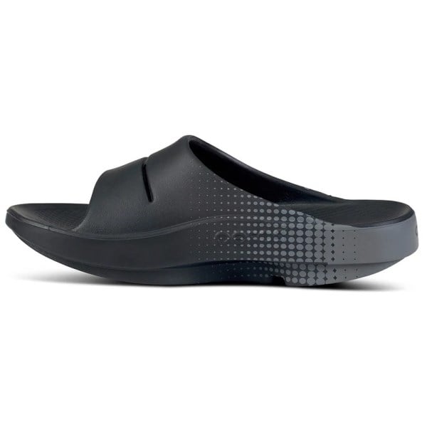 OOFOS OOAHH Sport - Unisex Recovery Slides - Black/Matrix