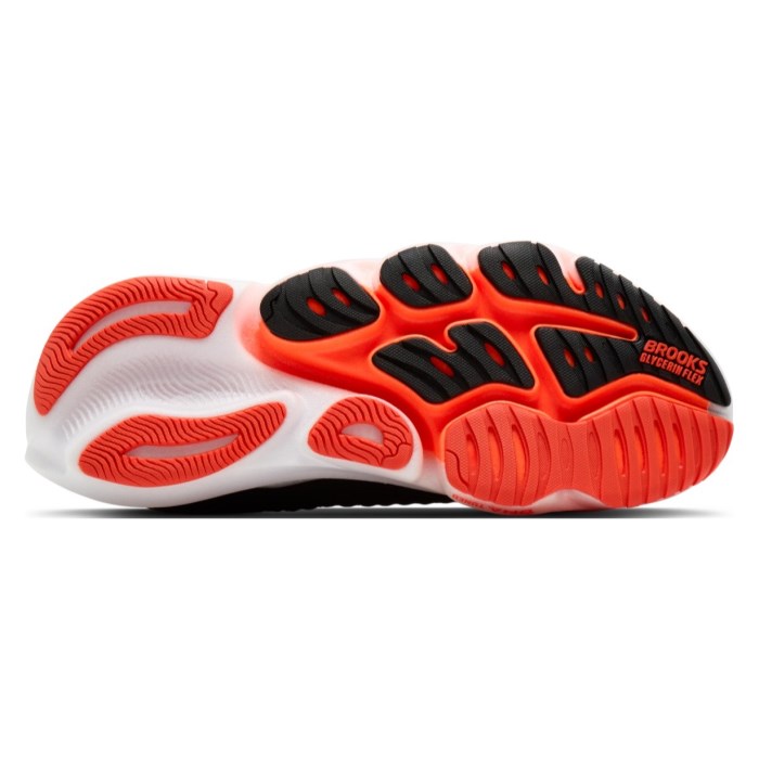 Brooks Glycerin Flex - Mens Running Shoes - Black/Orange - image 4