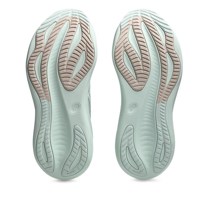 Asics Gel Nimbus 27 - Womens Running Shoes - Pure Aqua/White