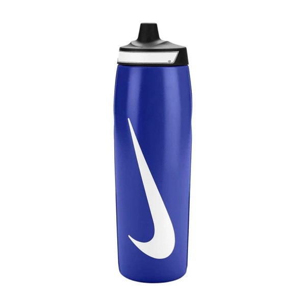Nike Refuel Grip Sports Water Bottle - 946ml - Game Royal/Black/White