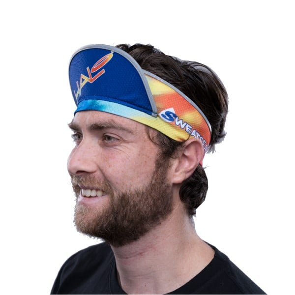 Halo Ultralight Sweat Seal Sports Visor - Tie Dye