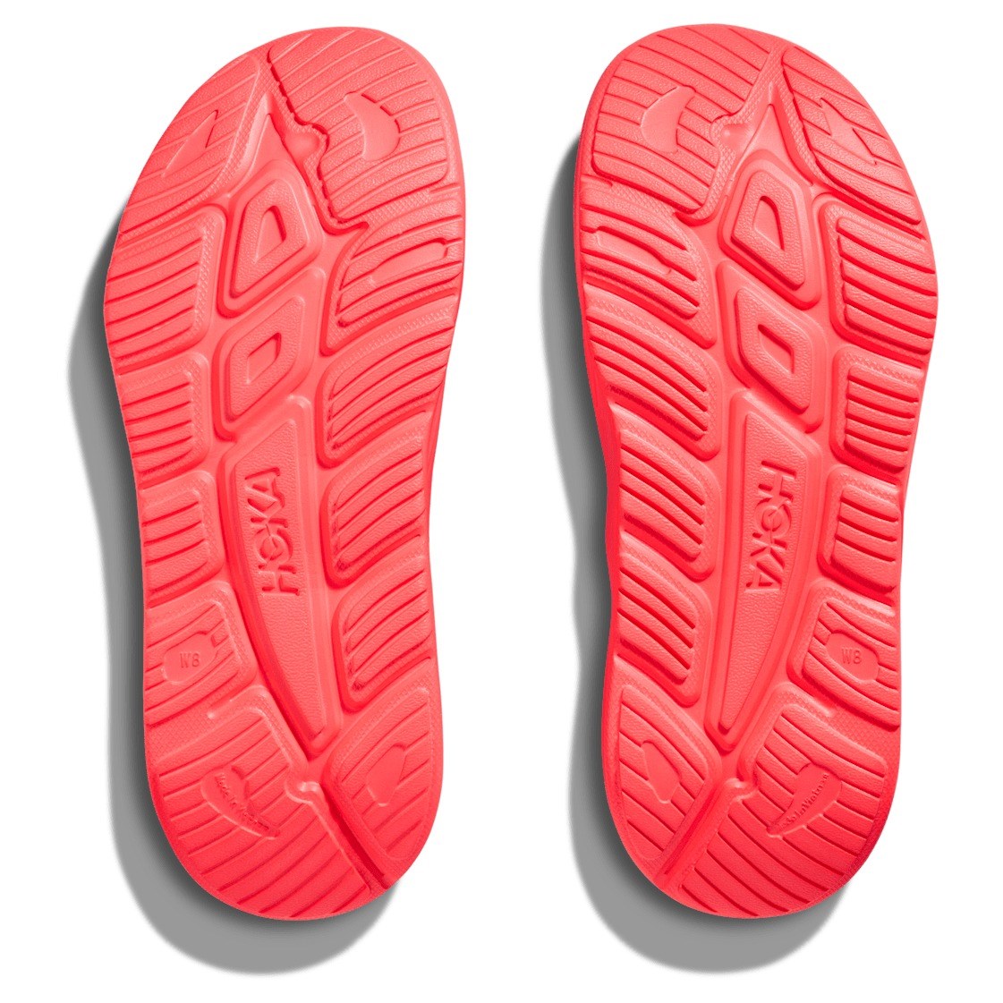 Hoka Ora Recovery Slide 3 - Unisex Slides - Neon Flame/Neon Flame