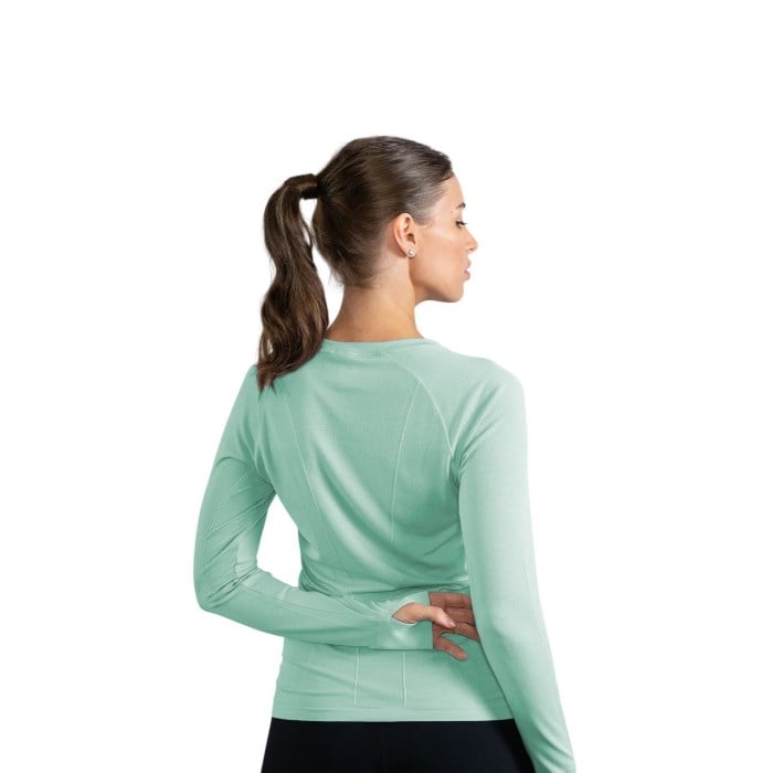No Timid Souls GLIDE360 Womens Long Sleeve Top - Cool Mint