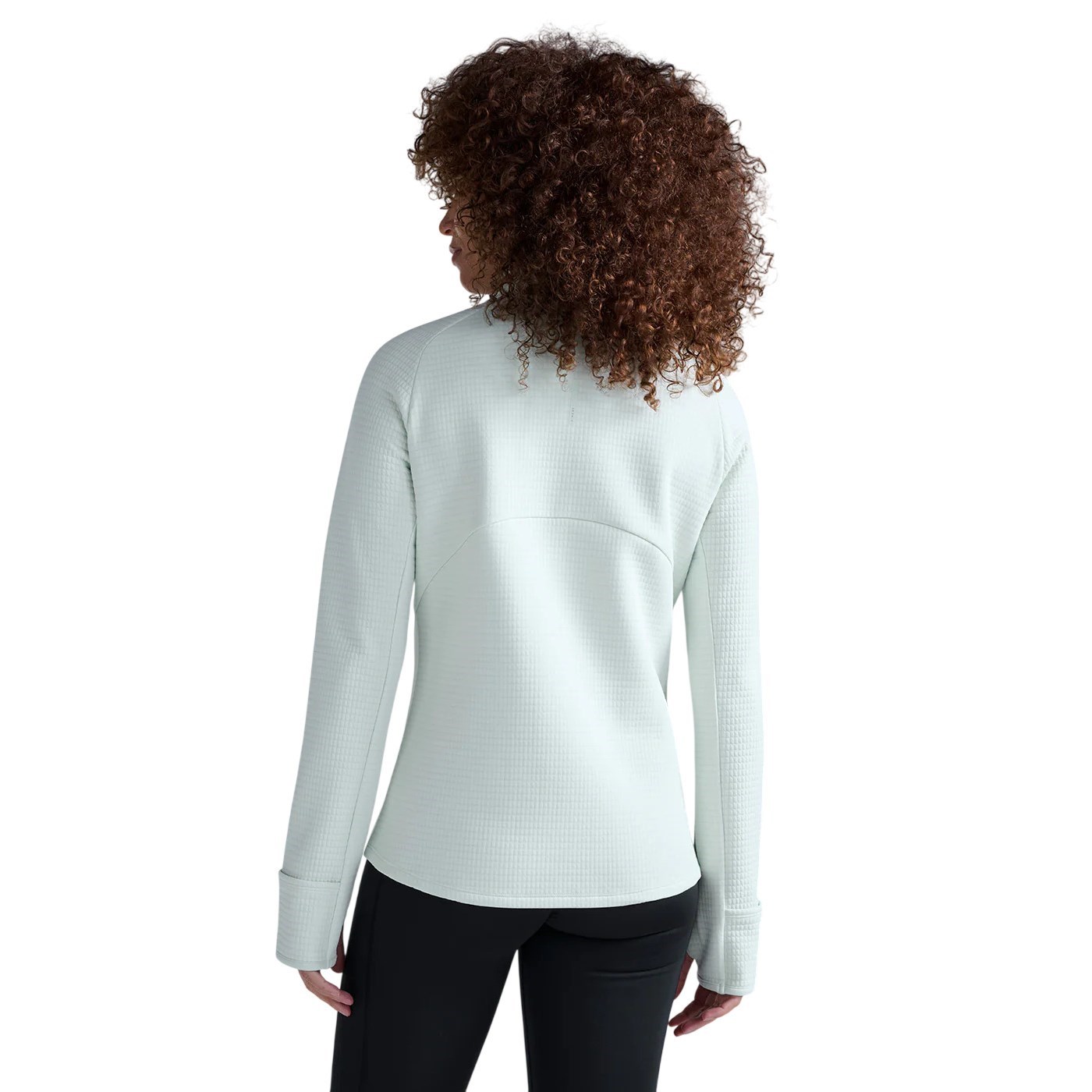 2XU Ignition Haptic Womens Running 1/4 Zip - Mint Dust/Mint Dust