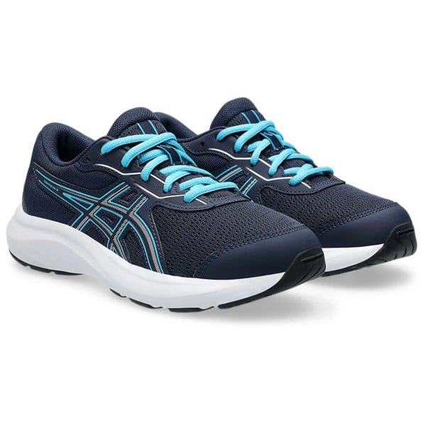 Asics Contend 9 GS - Kids Running Shoes - Midnight/White
