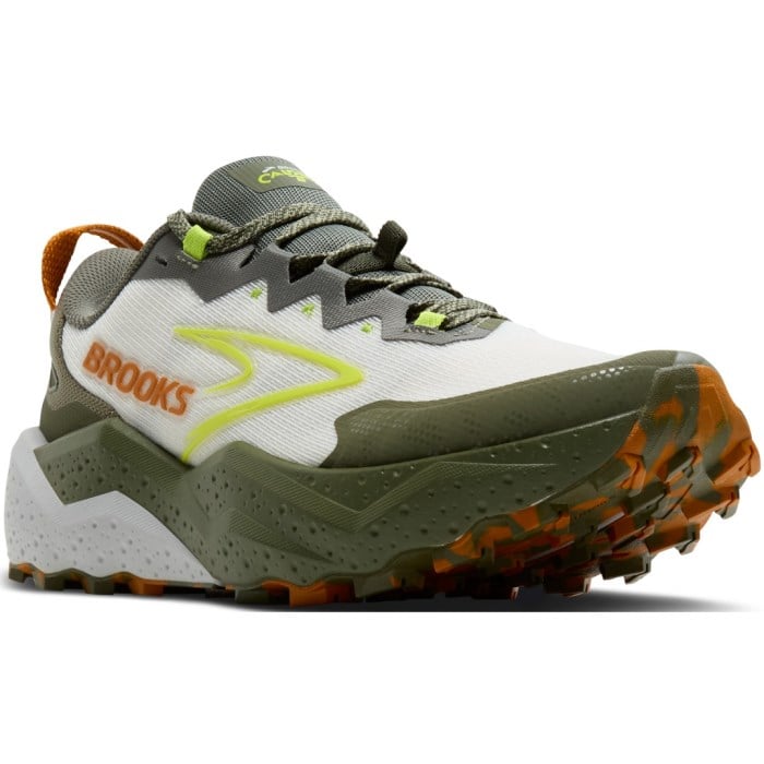 Brooks Caldera 8 - Mens Trail Running Shoes - Dusty Olive/Lime/Oyster